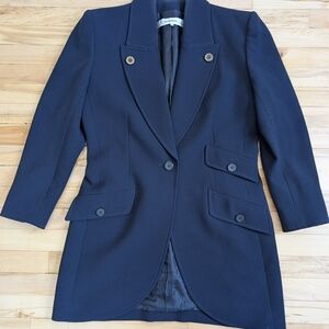 Women's Navy Blazer Coat